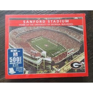 UGA University Georgia Bulldogs 500 Piece Puzzle Sanford Stadium New Sealed